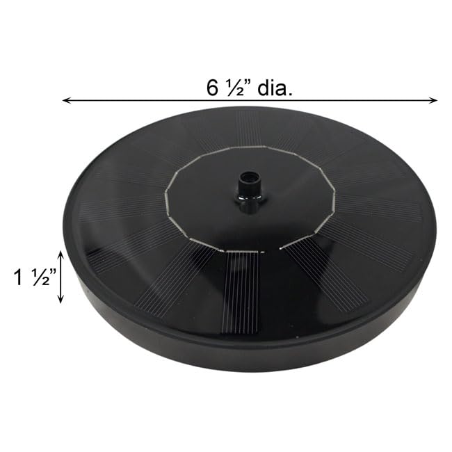 SOLAR POWERED BIRDBATH FOUNTAIN
