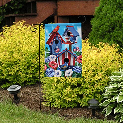 American Birdhouses Garden Flag
