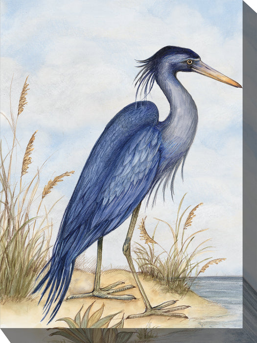 GREAT BLUE HERON by West of the Wind | Waterproof Outdoor Wall Art