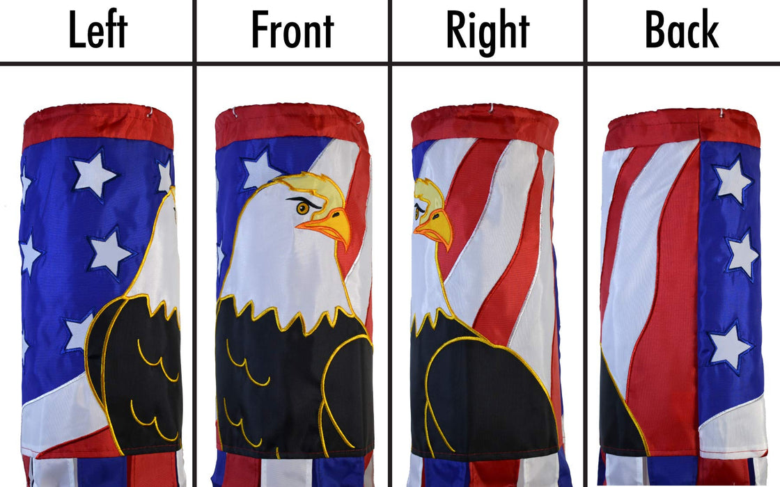 Eagle Patriotic Windsock 40
