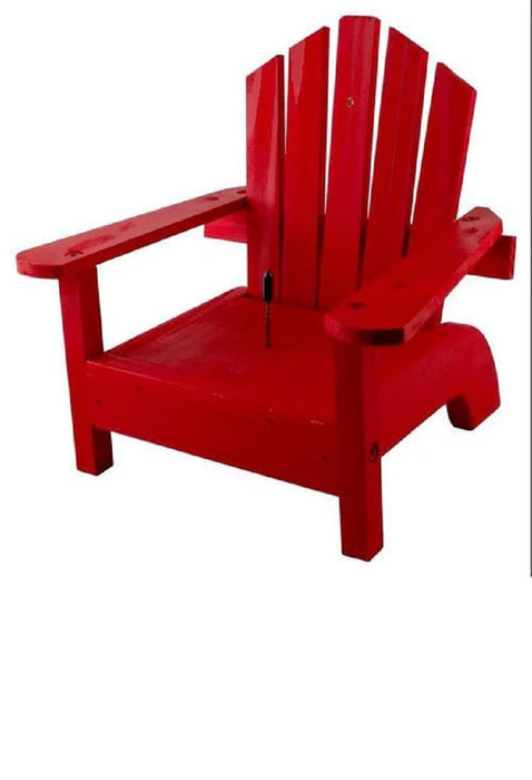 AUDUBON LAKE & CABIN ADIRONDACK CHAIR SQUIRREL FEEDER