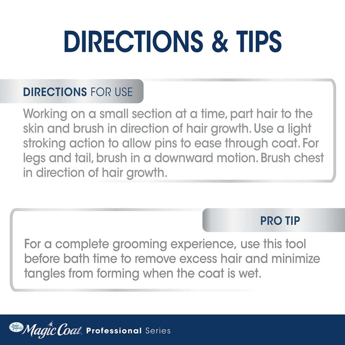 MAGIC COAT PROFESSIONAL SERIES 2-IN-1 DE-SHEDDER