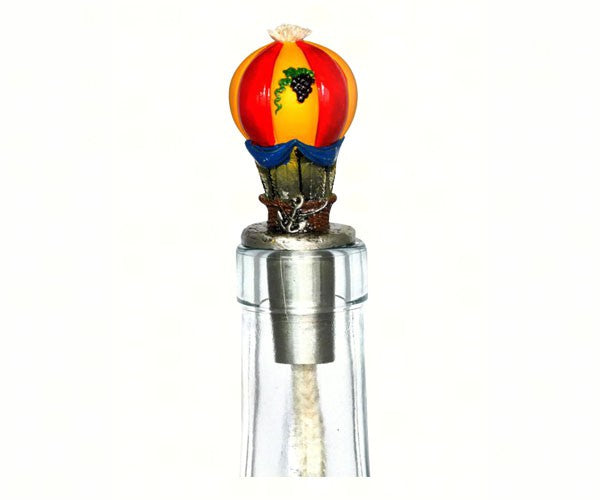 Hot Air Balloon Pewter Winelight Painted