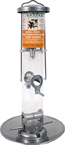 Audubon Silver Tube Feeder With Tray