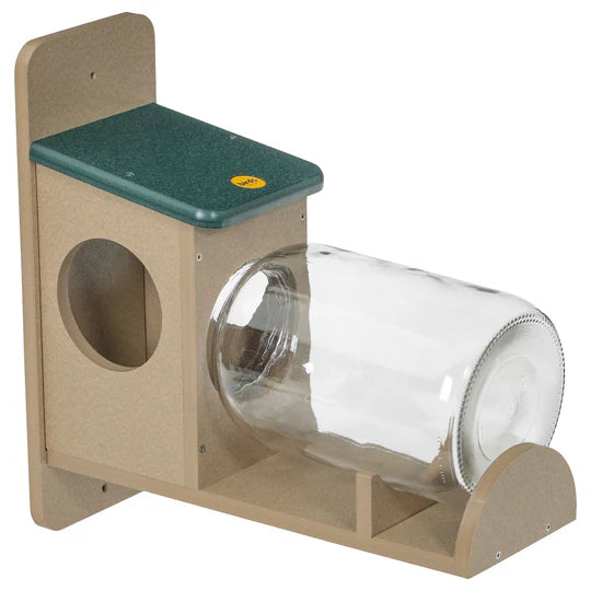Birds Choice Recycled Squirrel Jar Feeder