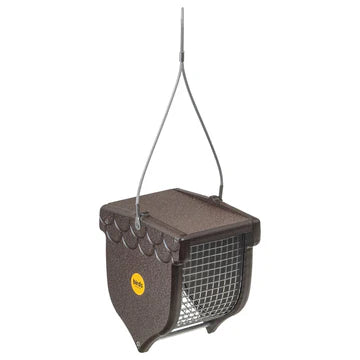 Birds Choice Shelled Peanut Bird Feeder -Dark Brown