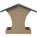 Birds Choice 7 Qt. Large Hopper Bird Feeder in Taupe and Green Recycled Plastic