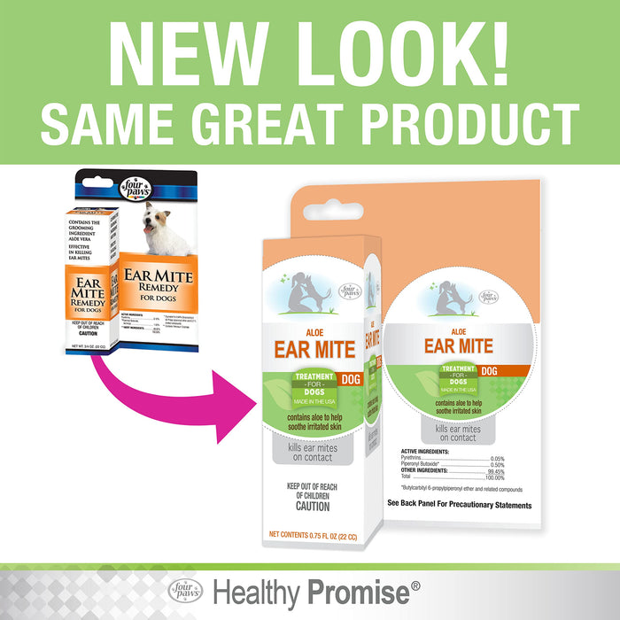 HEALTHY PROMISE ALOE EAR MITE TREATMENT FOR DOGS