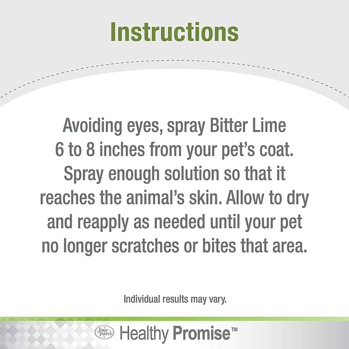 FOUR PAWS BITTER LIME TASTE DETERRENT SPRAY