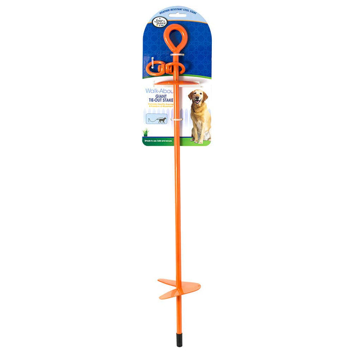 FOUR PAWS WALK-ABOUT GIANT TIE-OUT STAKE