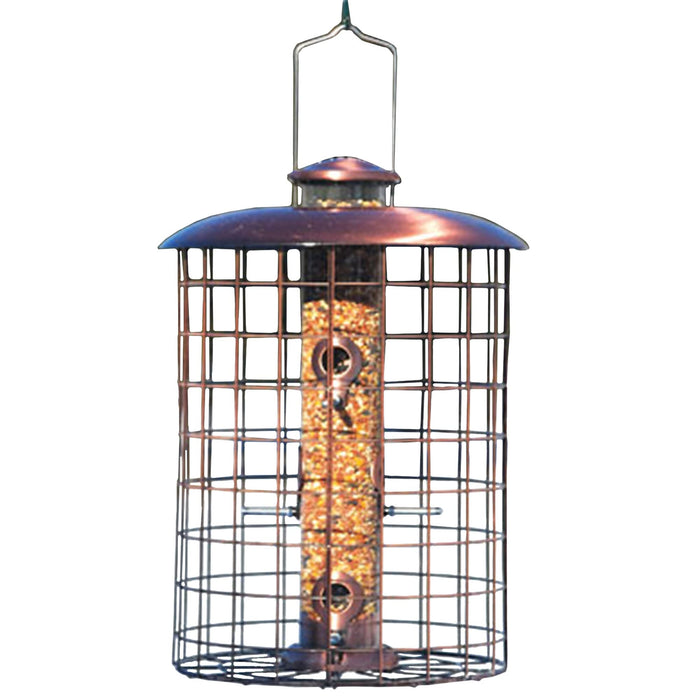 Woodlink Copper Caged 6-Port Seed  Feeder.