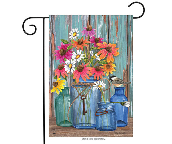 Farm Fresh Flowers Garden Flag