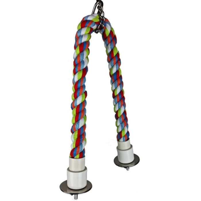 HAPPY BEAKS COTTON CABLE BIRD PERCH