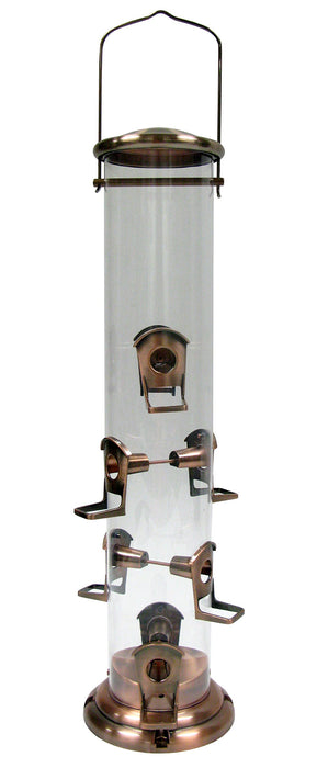 Woodlink Brushed Copper Mega Tube  Feeder