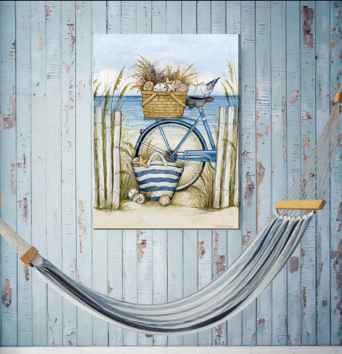 BEACH BIKE by West of the Wind | Waterproof Outdoor Wall Art