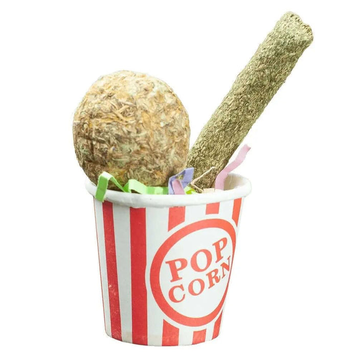 NIBBLES TIMOTHY HAY POPCORN CHEW W/CRINKLE PAPER