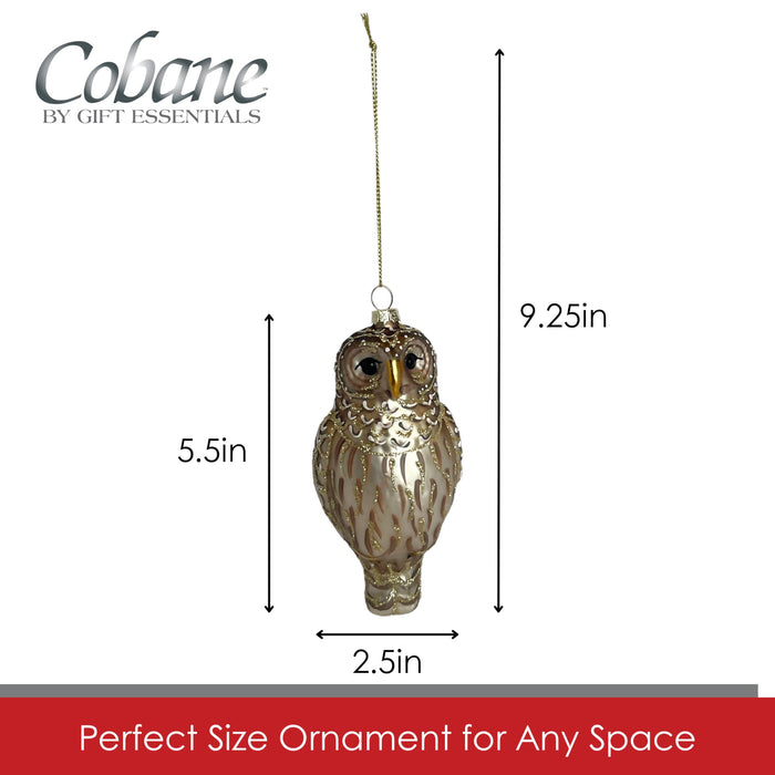 Cobane Studio  Barred Owl Ornament