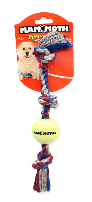 MAMMOTH KNOT TUG W/TENNIS BALL