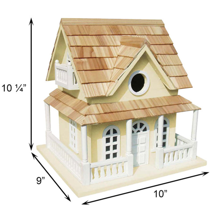 Cape May Cottage Birdhouse - Yellow