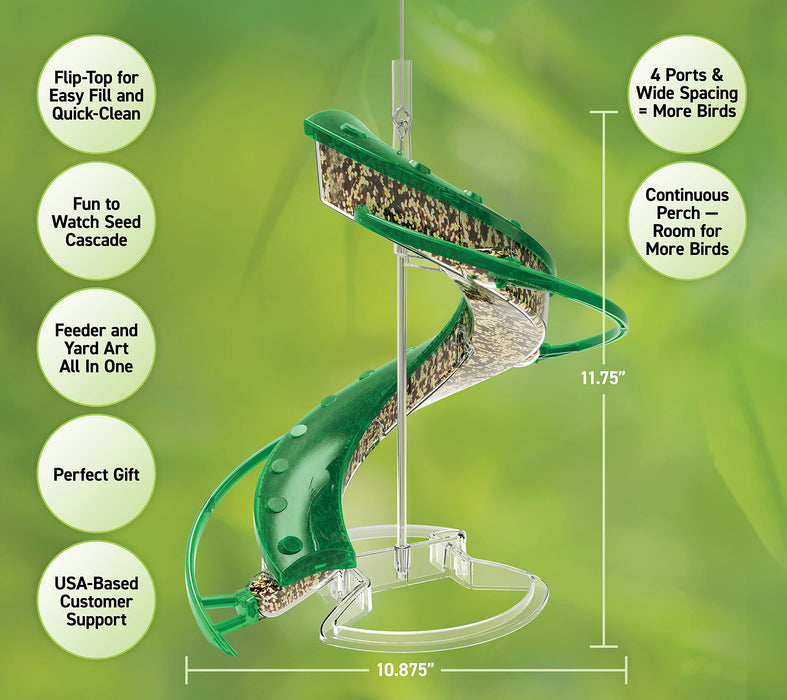 CASCADE CASCADE HELIX SONGBIRD SEED FEEDER
