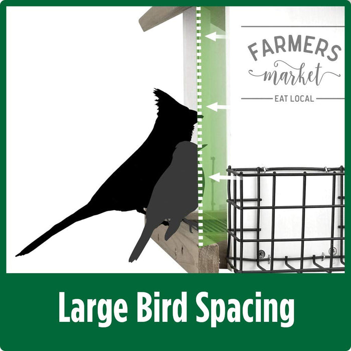 FARMHOUSE HOPPER FEEDER