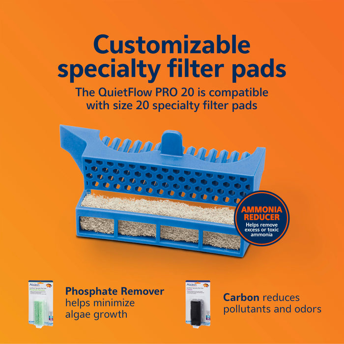 AQUEON QUIETFLOW 20 LED PRO POWER FILTER