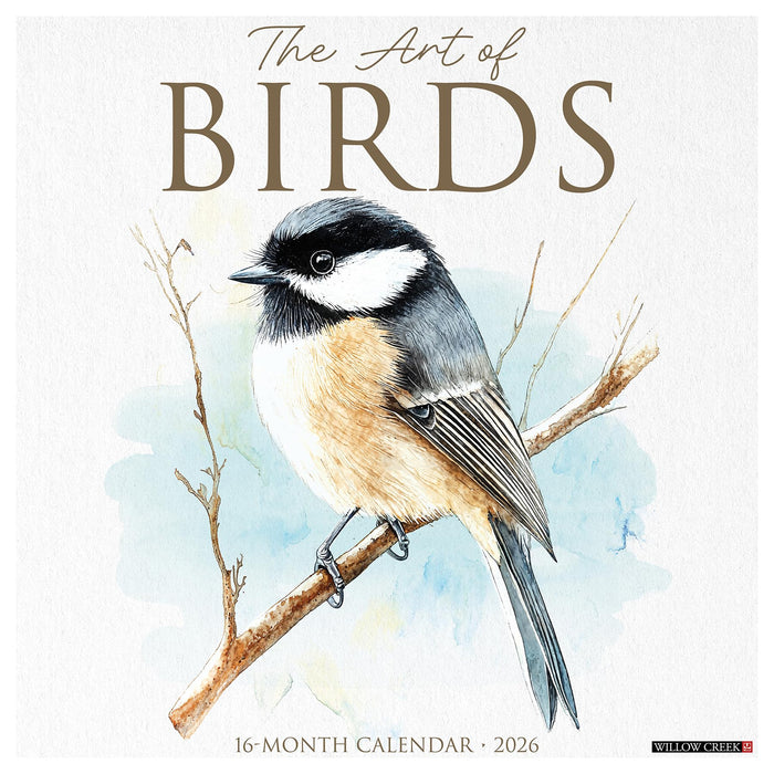Willow Creek Press The Art of Birds 2026 Calendar
