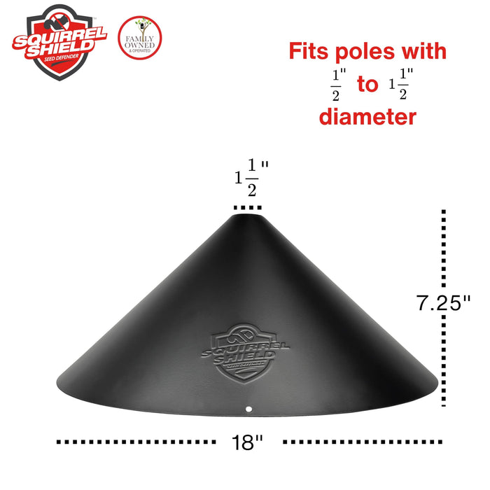 SQUIRREL SHIELD METAL WRAP AROUND BAFFLE