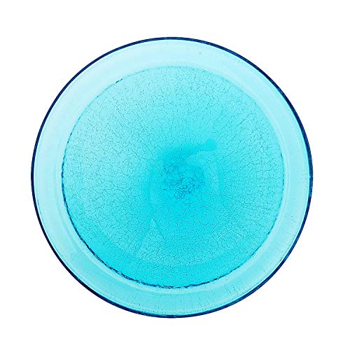 Achla Designs 12" Teal Crackle Birdbath- Rail Mount Bracket