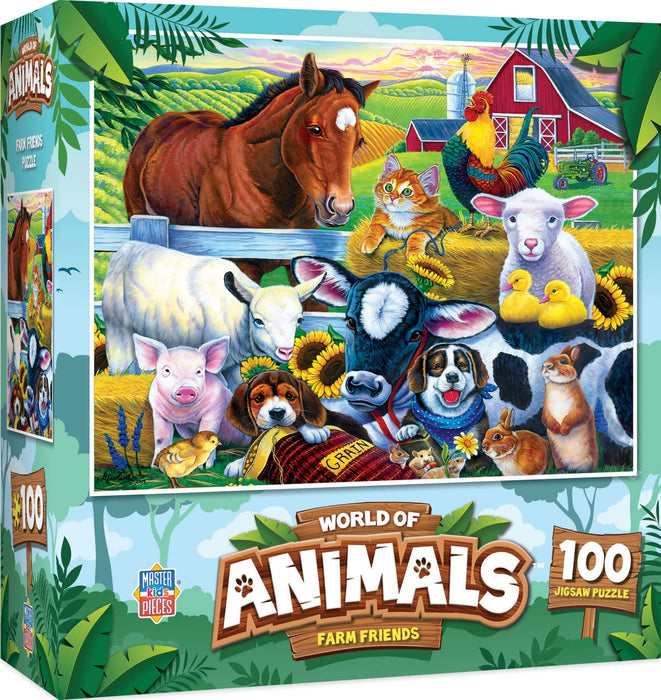 MasterPieces Puzzles Farm Friends Puzzle 100pc