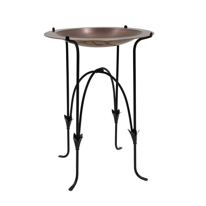 Achla Designs 24" Classic Copper Birdbath- Phoebe Stand