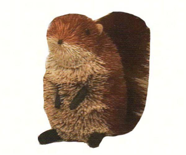 5 inch Brushart Squirrel
