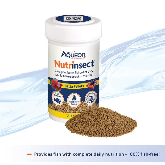 AQUEON NUTRINSECT BETTA PELLET FISH FOOD