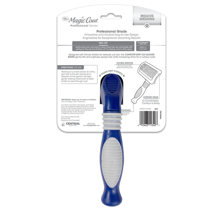 MAGIC COAT GENTLE SLICKER WIRE BRUSH FOR CATS