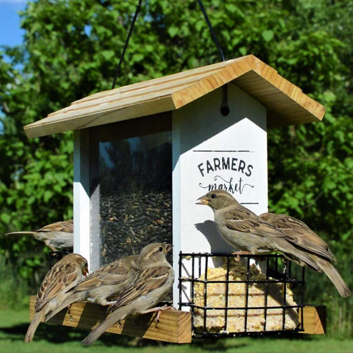 FARMHOUSE HOPPER FEEDER