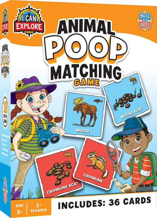 MasterPieces Puzzles I Can Explore Animal Poop Matching Game