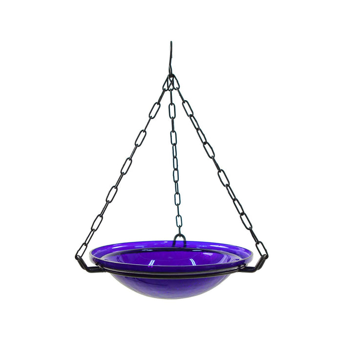 Achla Designs 12" Cobalt Blue Hanging Birdbath