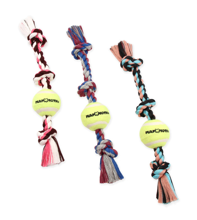 MAMMOTH KNOT TUG W/TENNIS BALL