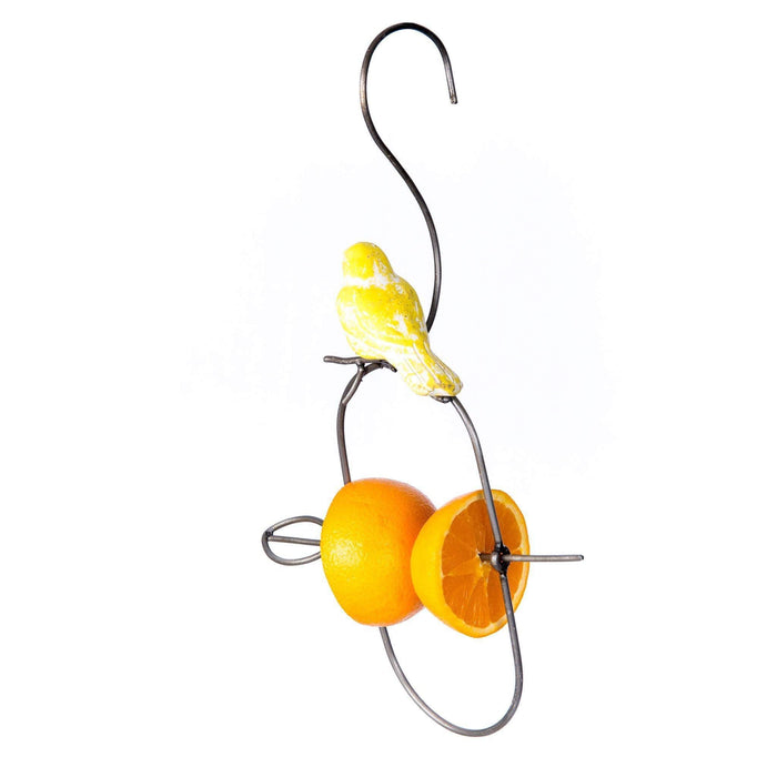 Fruit Spear / Ceramic Bird