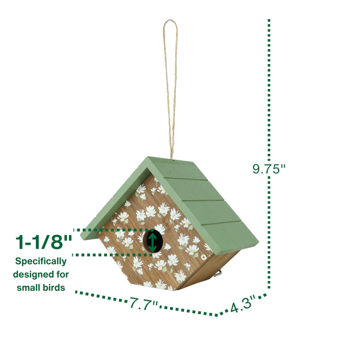 DECORATIVE WREN HOUSE - SPRINGWOOD DAISY