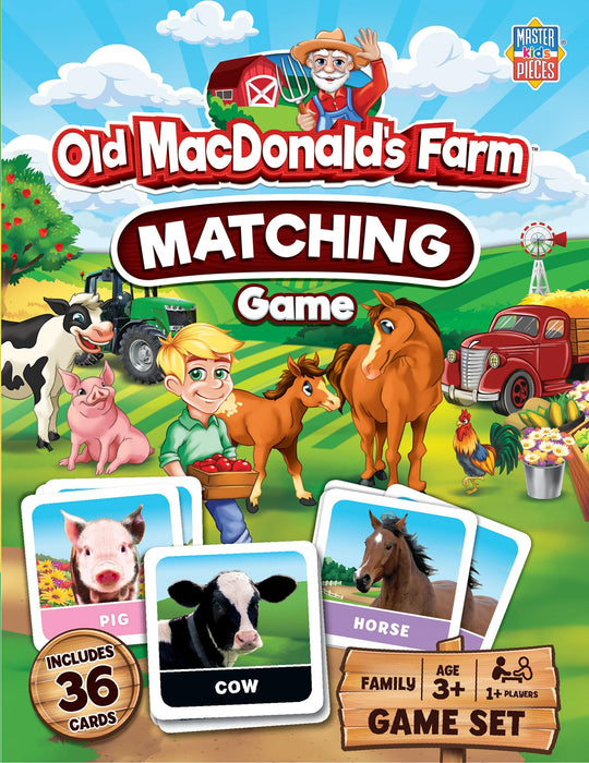 MasterPieces Puzzles Old MacDonald's Farm Matching Game