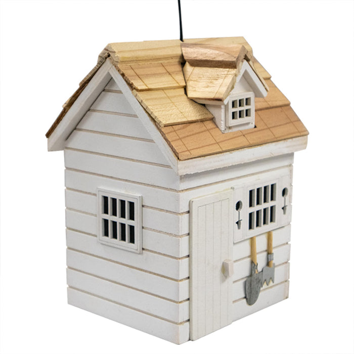 Potting Shed Birdhouse - White