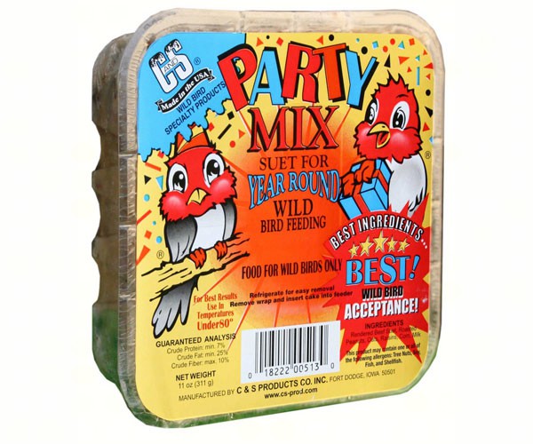 11 oz. Party Mix Suet +Freight