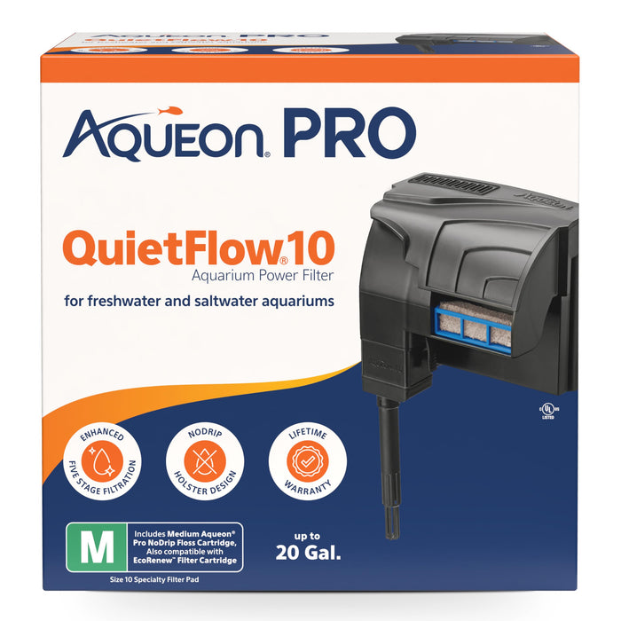 AQUEON QUIETFLOW 10 LED PRO POWER FILTER