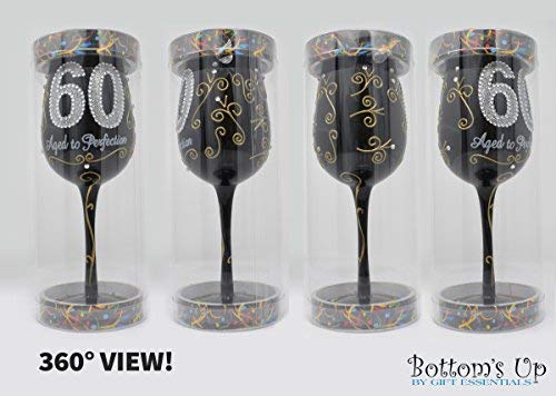60 Aged to Perfection Wine Glass