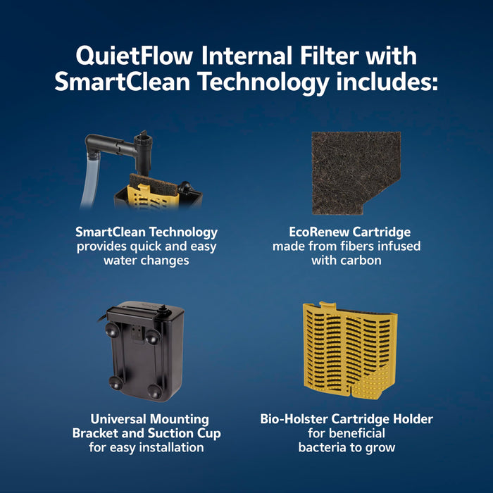 AQUEON QUIET FLOW INTERNAL POWER FILTER
