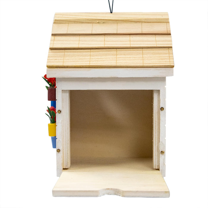 Potting Shed Birdhouse - White