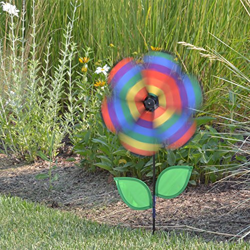 Rainbow Stripe w/Leaves 12