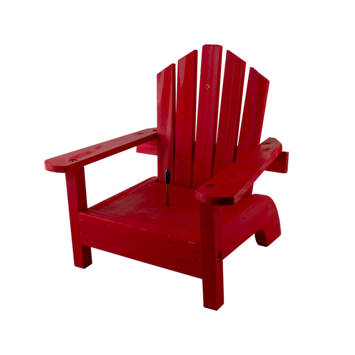AUDUBON LAKE & CABIN ADIRONDACK CHAIR SQUIRREL FEEDER