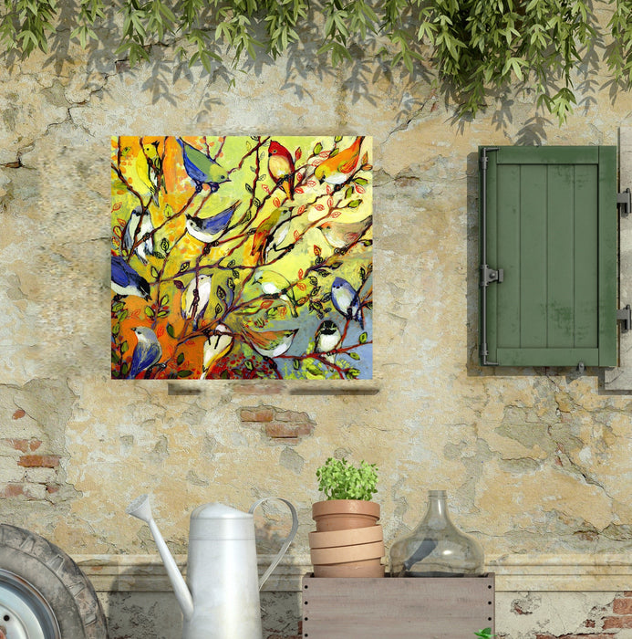 BIRDS OF A FEATHER by West of the Wind | Waterproof Outdoor Wall Art